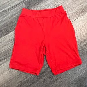 JLUXLABEL red biker shorts NWT. Size small